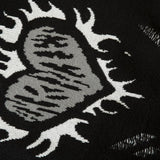 Burning Heart Ripped Sweater