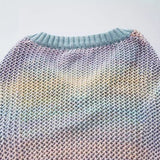 Sporty Knitted Neon Sweater