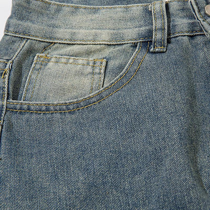 Detachable Versatile Denim Pants