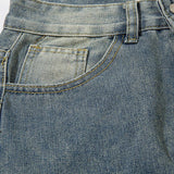 Detachable Versatile Denim Pants