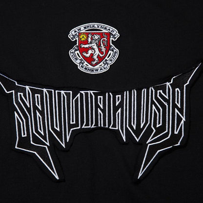 Embroidery Letter Print T-shirt