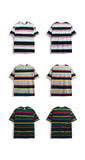 Loose Striped Contrast T-shirt