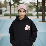 A Star Graphic Print Hoodie