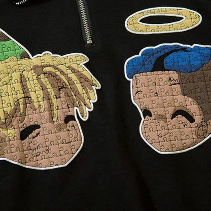 Best Friends Print Sweatshirt