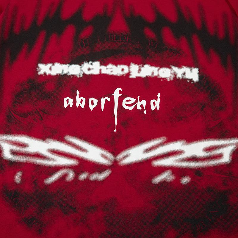 Blurring Ghost Print T-shirt
