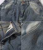 Multi-Pockets Retro Loose Pants