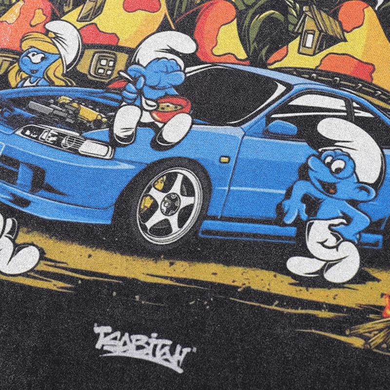 Vintage Smurfs Oversized T-Shirt