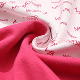 Cut-sleeve Letter Portrait Sweatshirt