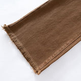 Vintage Brown Straight-Leg Jeans