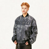 Loose Washed Embroidered Jacket