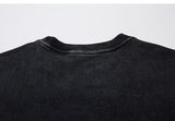 Y2k Chain Ripped Washed T-shirt