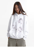 Dreamy Portrait Graphic Hoodie