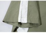 Splicing Color Oversized Shirt