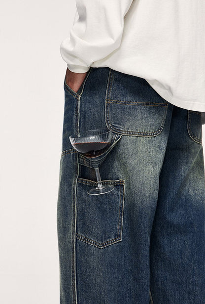 Wide-leg Baggy Cowboy Jeans