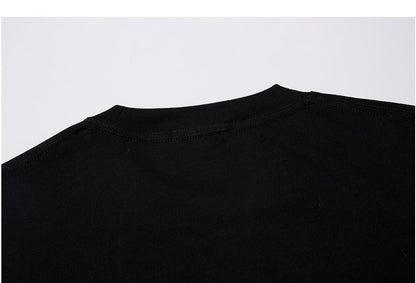 Embroidery Letter Print T-shirt