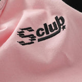 Raglan Sleeve Contrast Color T-shirt