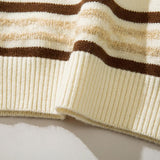 Oversized Stripped Knitted Sweater
