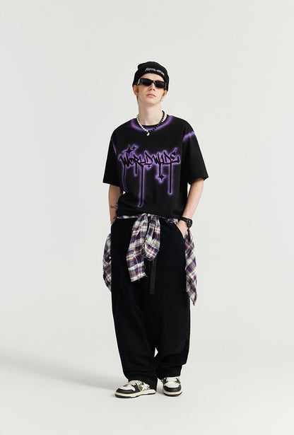 Spray-painted Graffiti T-shirt