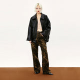 Y2k Padded Leather Jacket