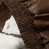 PU Faux Leather Retro Jacket