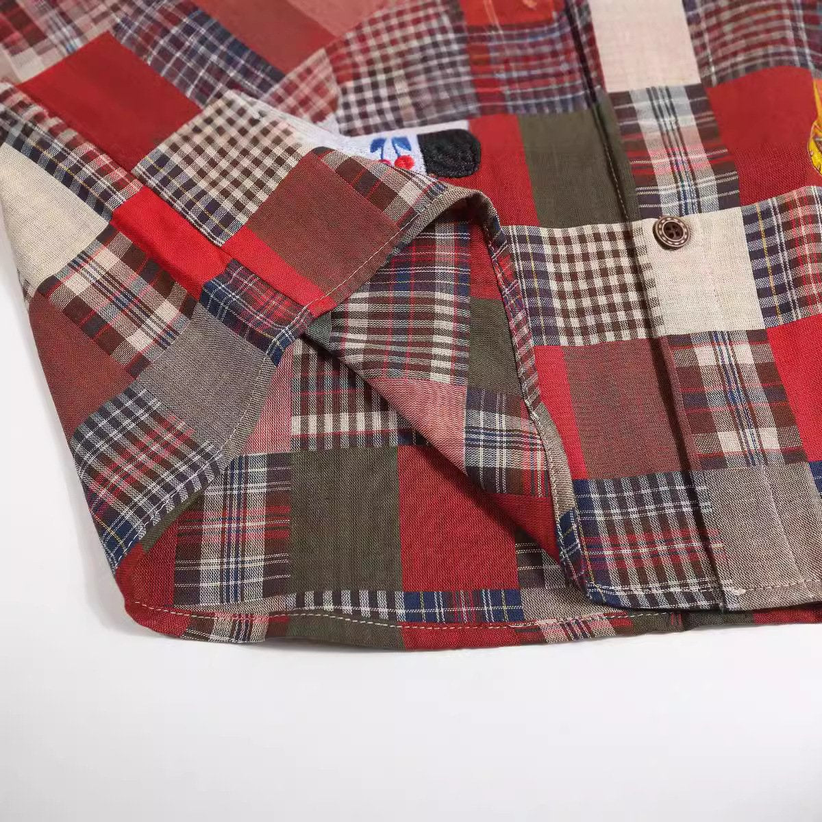 Patchwork Plush Shirt