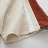 Loose Side Striped T-shirt