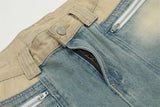 Y2k Gradient Wrinkle Loose Jeans
