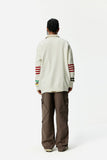 Fall Varsity Patch Cardigan Sweater