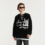 Vintage Loose Dragon Sweater