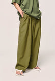Loose Contrast Color Pants