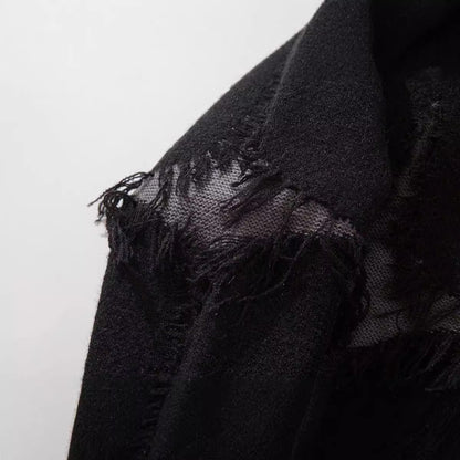 Distressed Skull Sweater