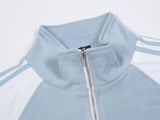 Sports Striped Track Jacket