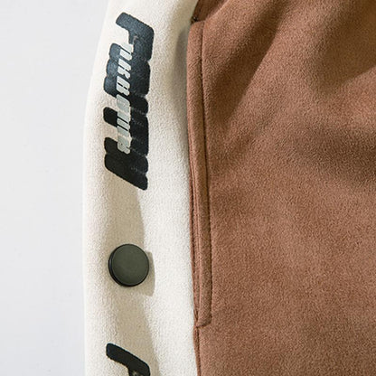 Side Striped High-waist Sweatpants