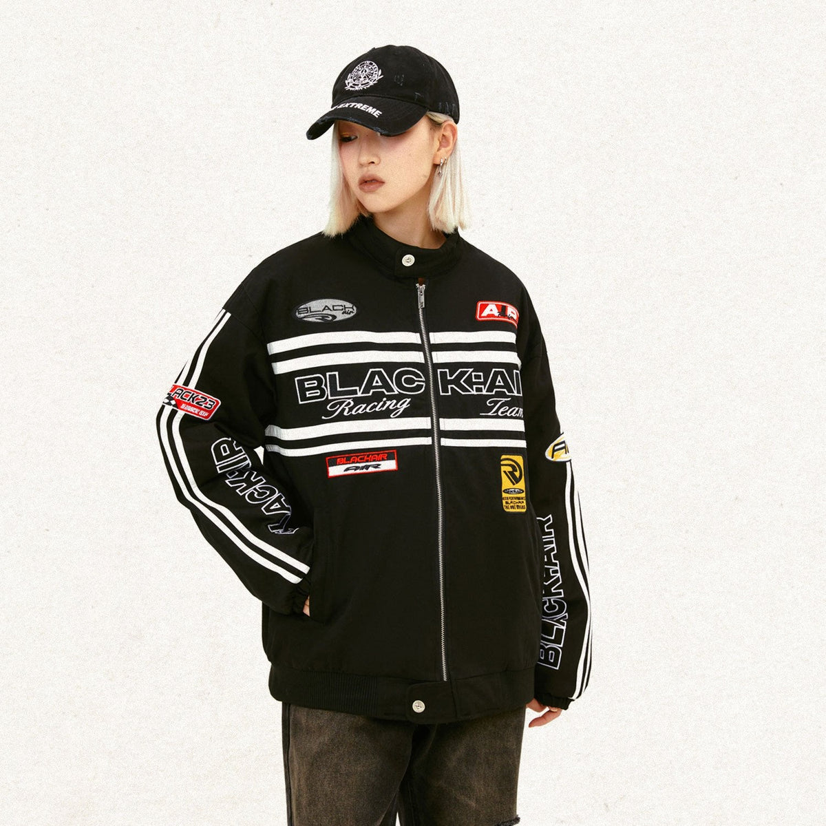 Motorsports Embroidered Racing Jacket