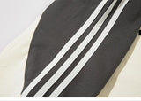 Contrast Color Side Stripe Racing T-shirt