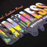 Endless Colourful Letter Print Hoodie