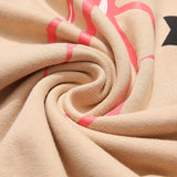 Star & Pink Spider Graphic Print Sweatshirt