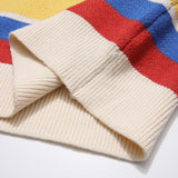 Striped Loose Star Knitted Sweater