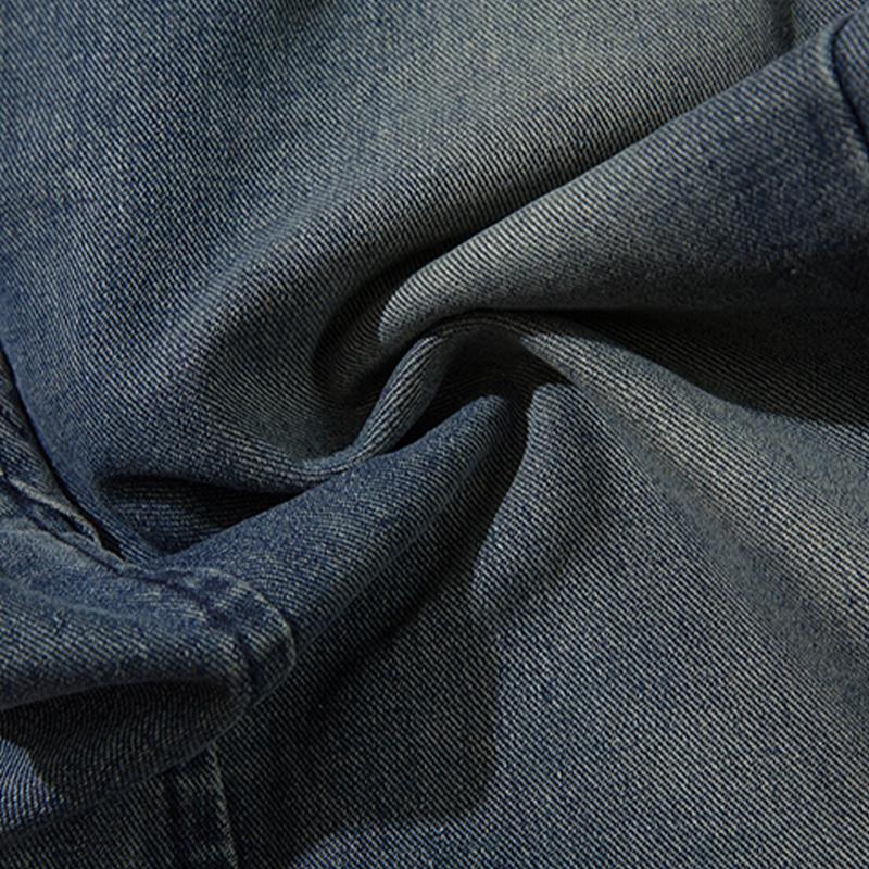 Washed Flared Denim Jeans