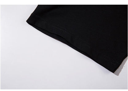 Embroidery Letter Print T-shirt