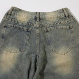 Multi Pocket Baggy Denim Jeans