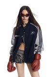 Arrow Stripe Varsity Jacket