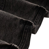 Loose Pleated Straight-fit Jeans
