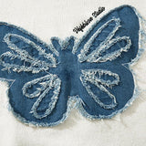 Butterfly Embroidery Loose Sweater
