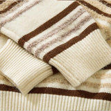 Oversized Stripped Knitted Sweater