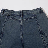 Washed Flared Denim Jeans