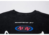 Contrast Color Racing T-shirt
