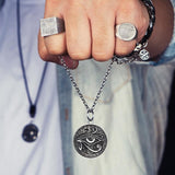 Eye Of Horus Silver Pendant Necklace