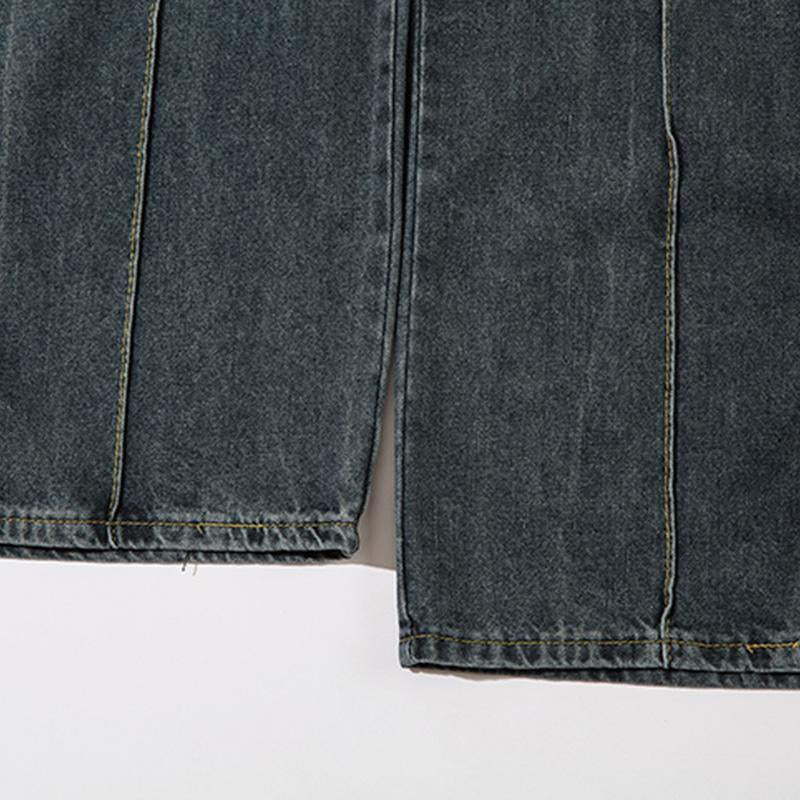 Vintage Side Stripes Drawstring Jeans