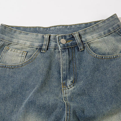 Detachable Versatile Denim Pants